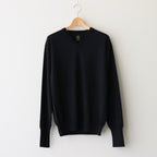 BABY WOOL V NECK #BLACK [BN-24FM-029]