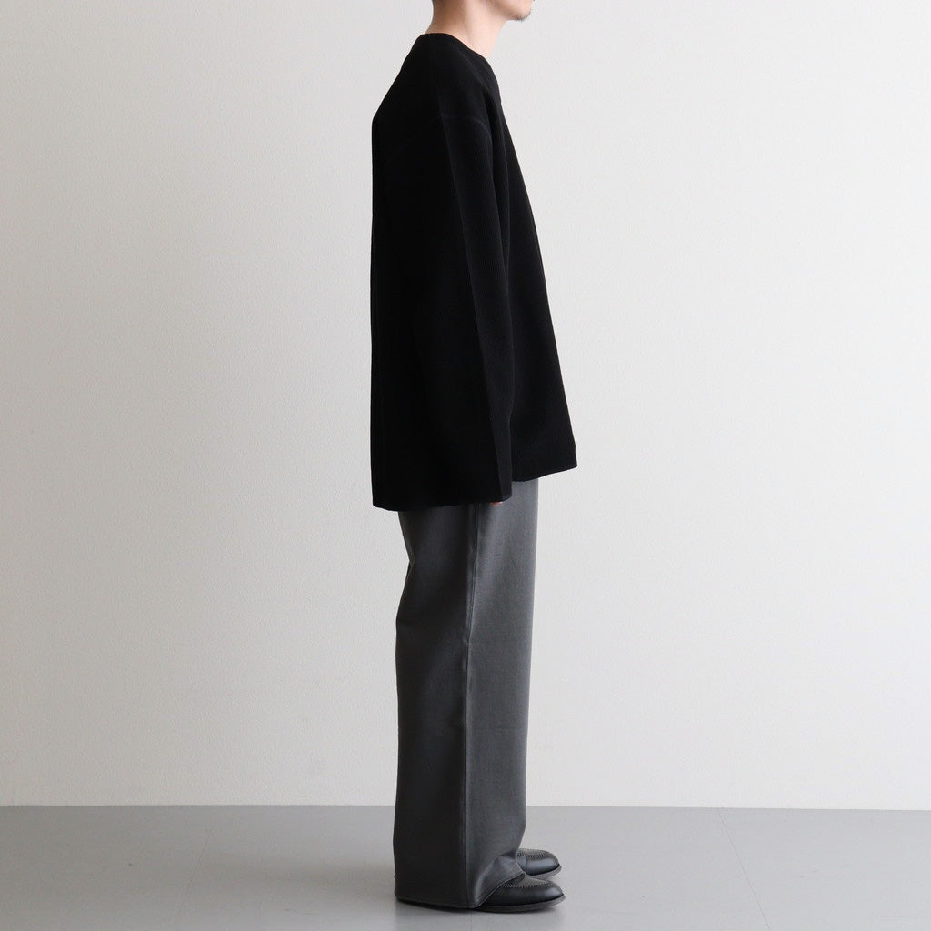 Rough&Smooth Thermal Over NeckL/S #Black [bROOTS24F30F25]