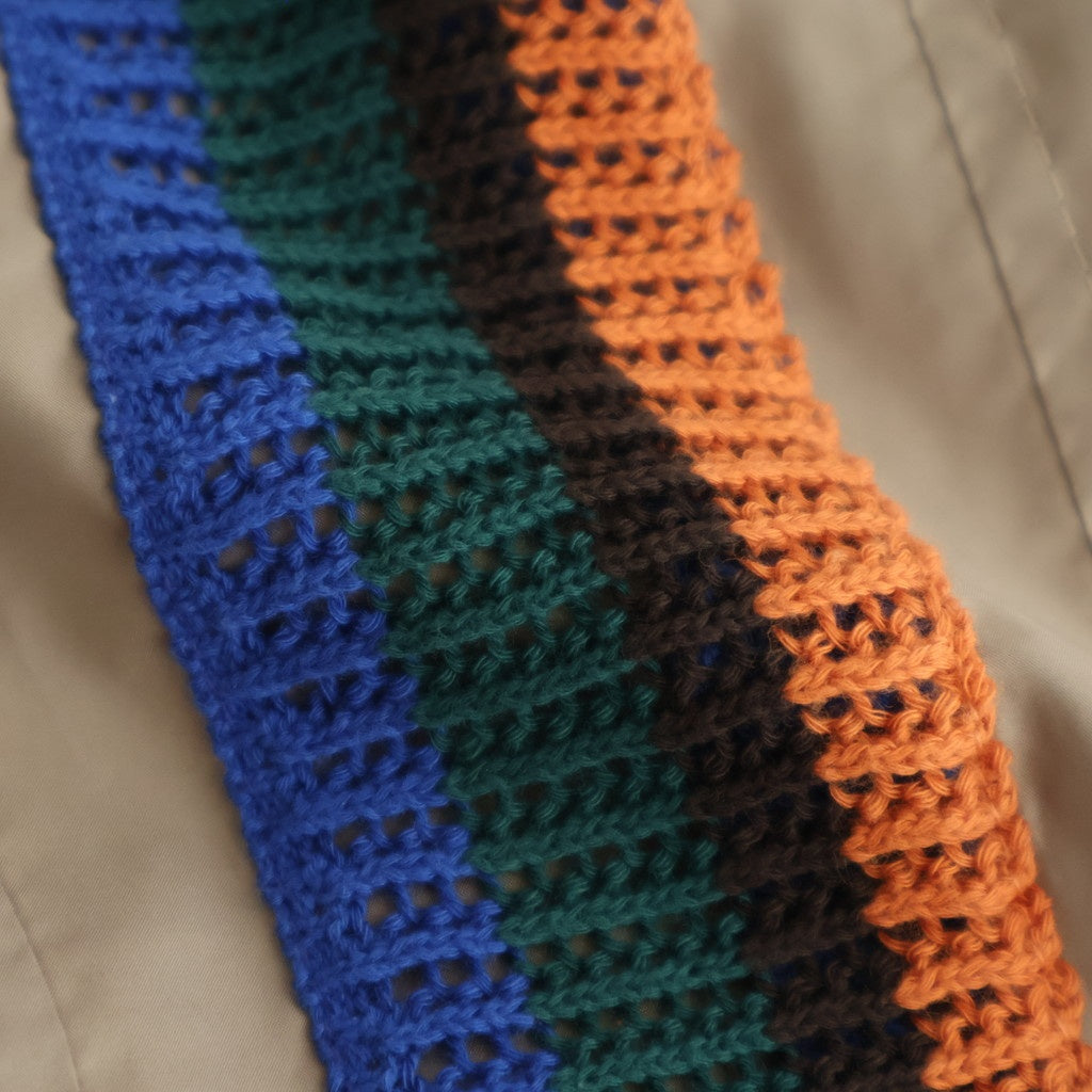 TRACK JACKET POLYESTER #BEIGE [DNA25B03-A]