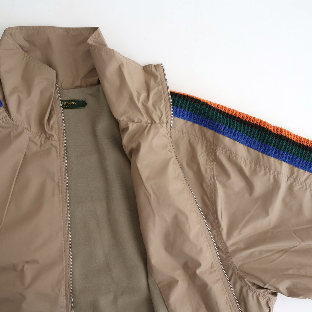 TRACK JACKET POLYESTER #BEIGE [DNA25B03-A]