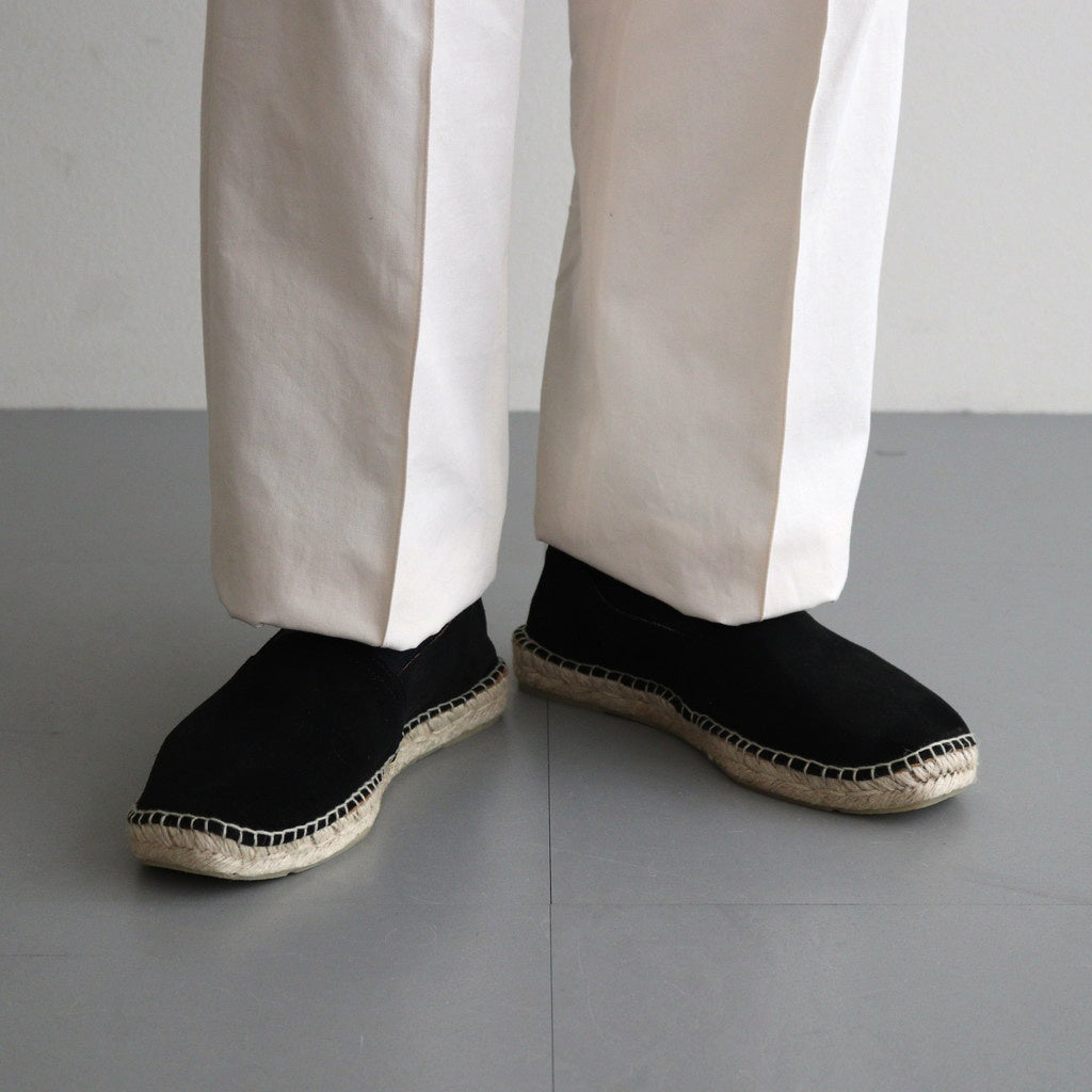 SQUARE TOE ESPADRILLES #BLACK [251OJ-FW06]