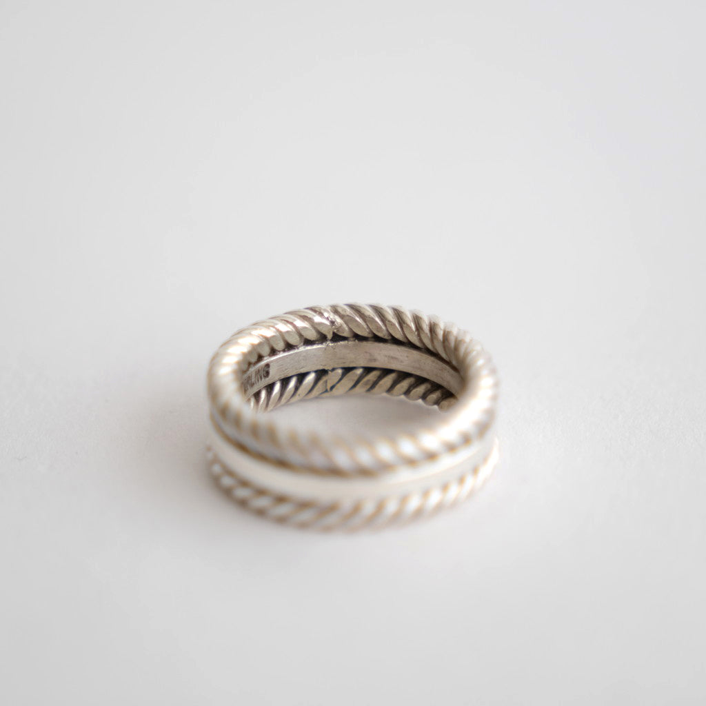 STEVE ARVISO Heavy Cable Wire Ring #SILVER