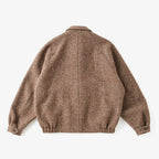 ROUND-COLLAR MOTORING JACKET #WHEAT [252OJ-JK04]