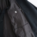 Wool Gabardine Trench Coat #BlackNavy [BHS25F006]