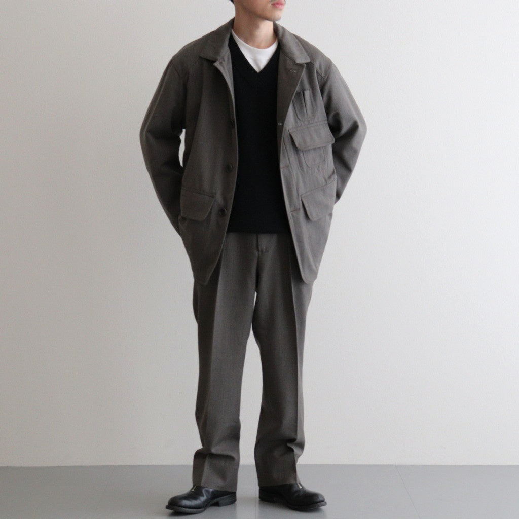 W/CA HUNTING JACKET #B.GRAY [PMAU-OT08]