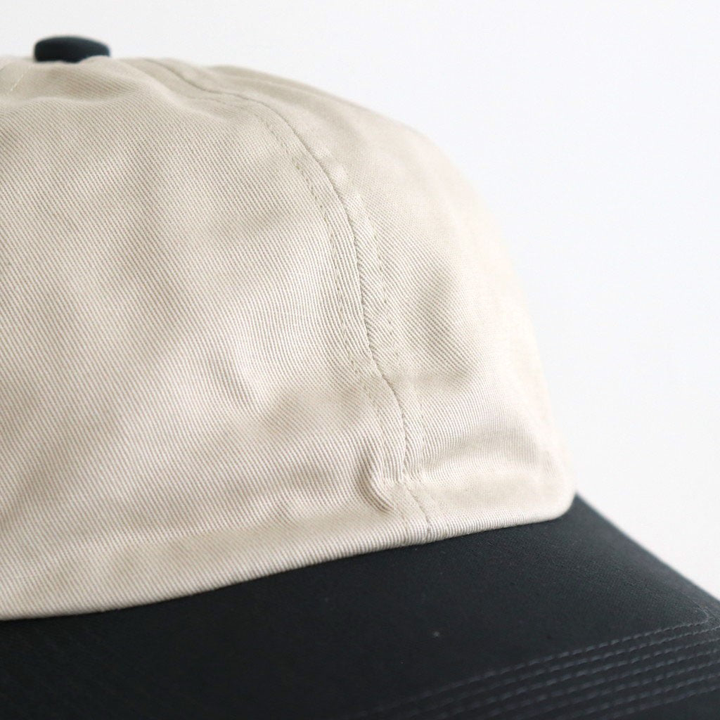 COMBINATION BILL CAP #IVORYxBLUE GRAY [PMAT-AC05]