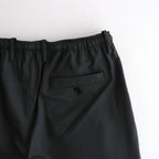 DOUBLE PLEATED EASY TROUSERS #CHARCOAL [A26A15PT02C]