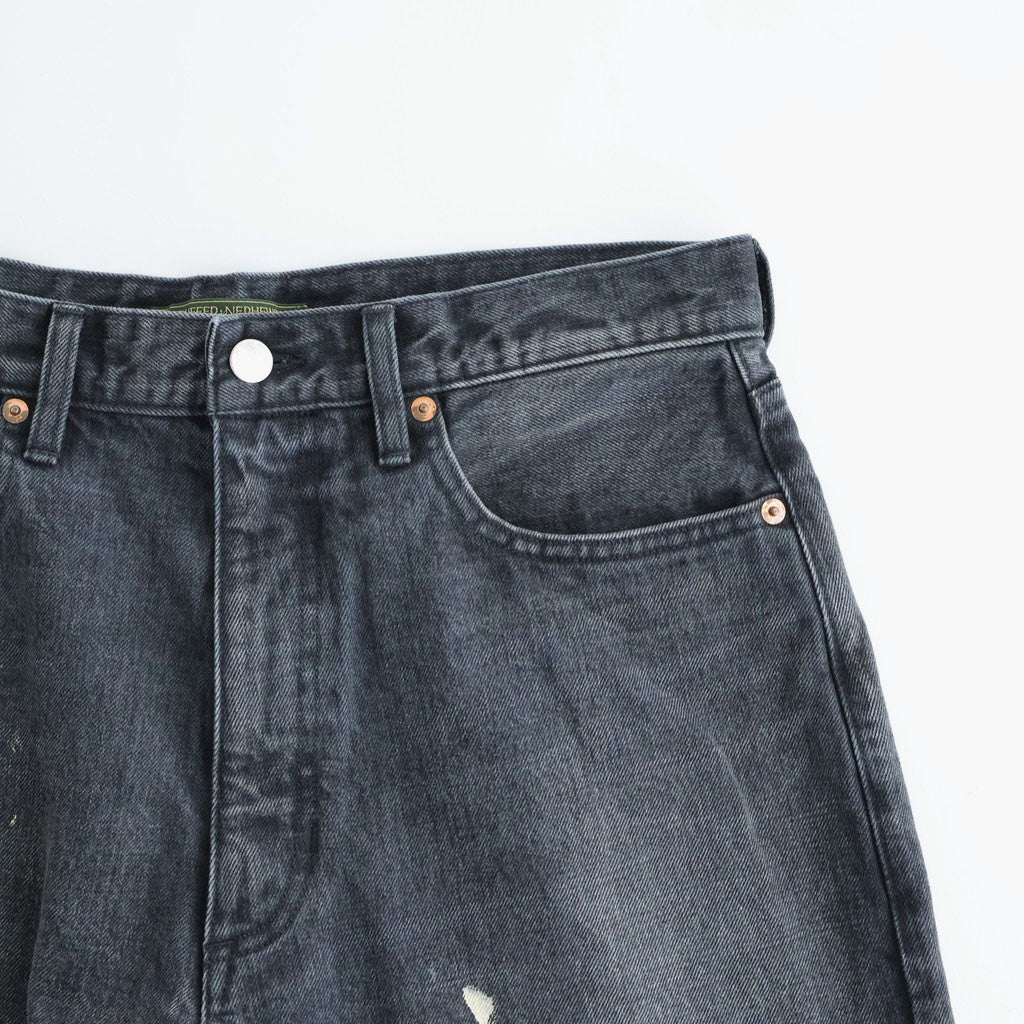 SELVEDGE DENIM 5POCKET PANTS #BLACK [DNS26P03]