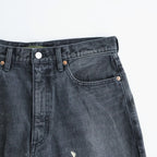 SELVEDGE DENIM 5POCKET PANTS #BLACK [DNS26P03]