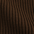 SOLID WOOL RIB CREW NECK #OLIVE [BN-24FM-042]