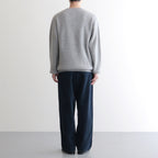 CASHMERE FOX CREW NECK #GRAY [BN-25FM-053]