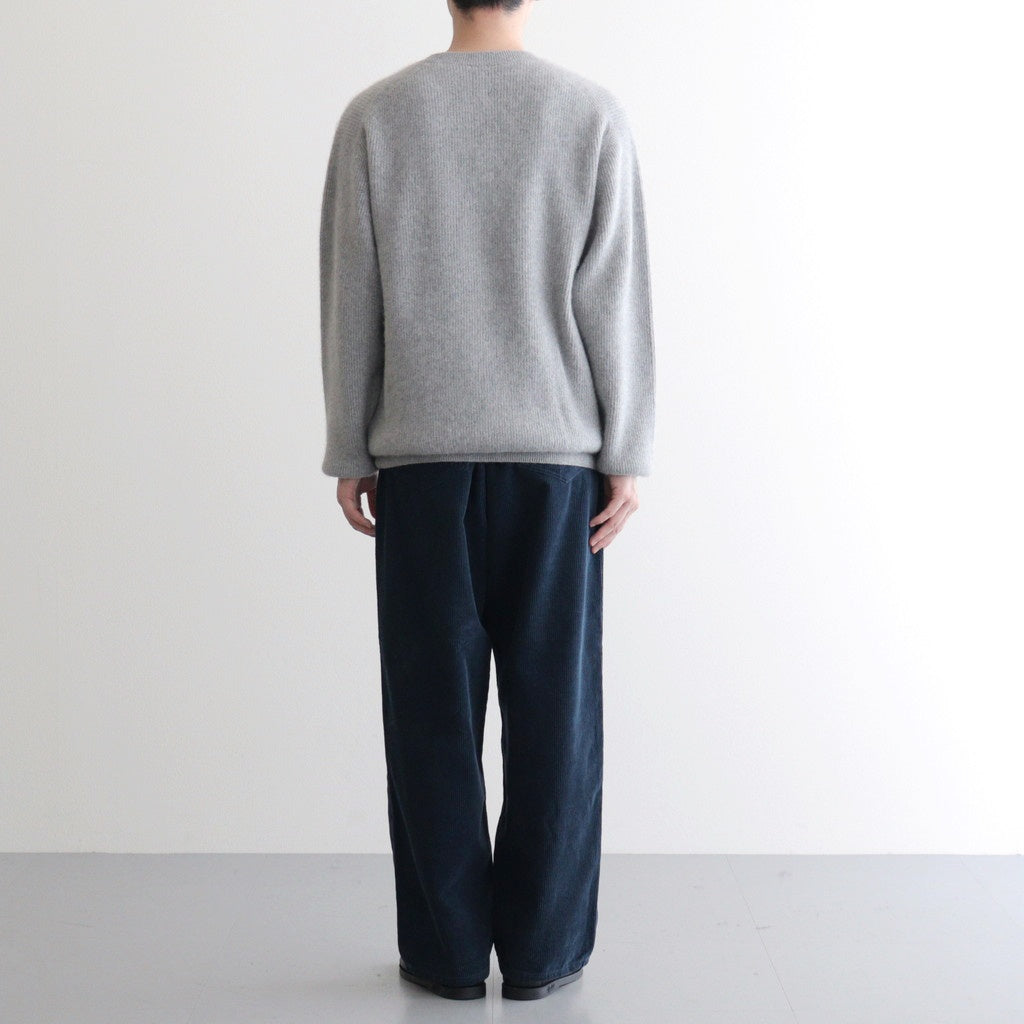 CASHMERE FOX CREW NECK #GRAY [BN-25FM-053]