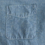 CHAMBRAY WORKADAY LS SHIRT #INDIGO(FADE) [PMAT-LS05]