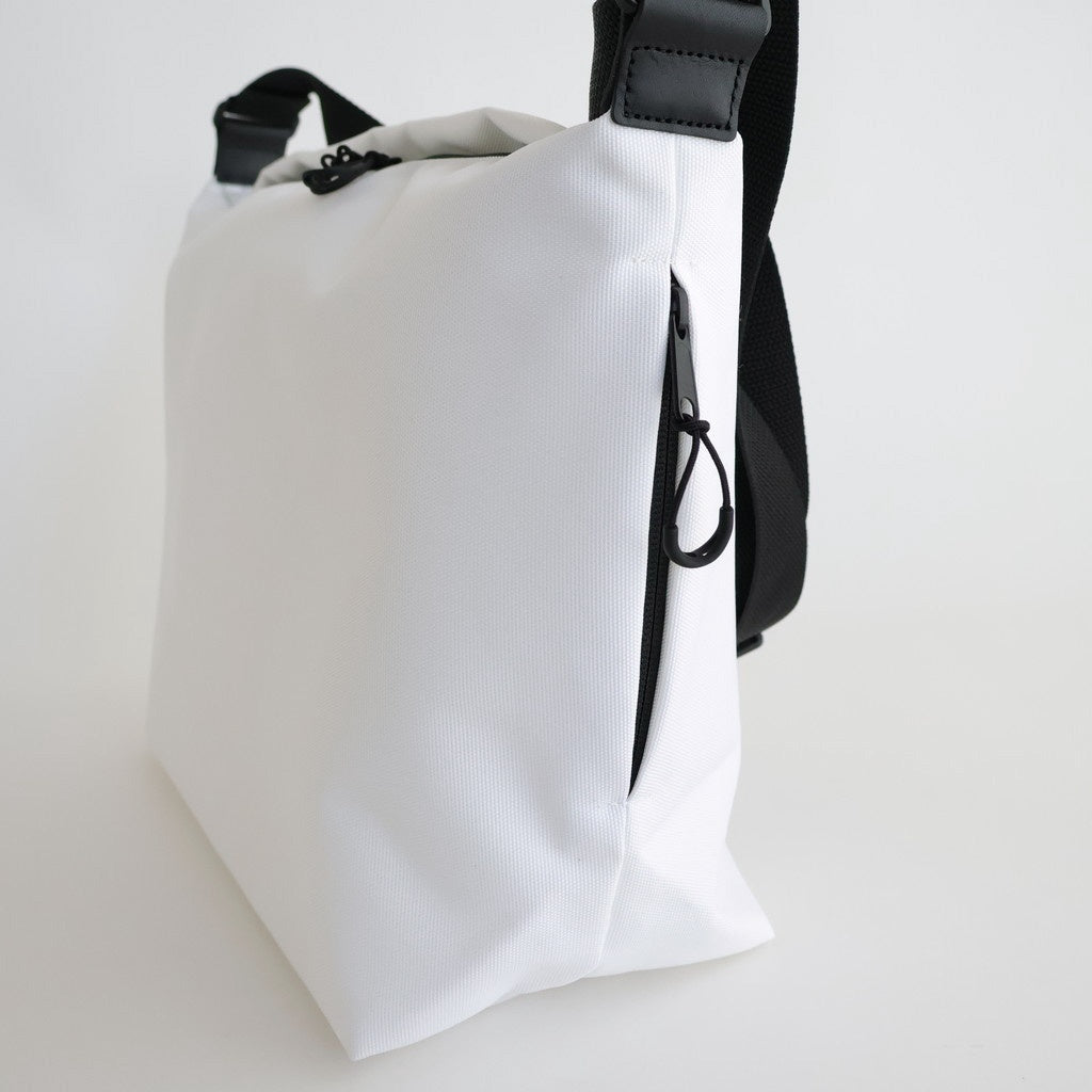 CORDURA ECOMADE CANVAS SHOULDER BAG M #WHITE [16552 71409]