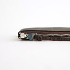 qualquer coisa pouch mini - taurillon #dark brown×dark brown