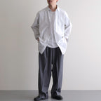 Cottton Silk Check Standard Shirt #White Check [NEP-SS2645]