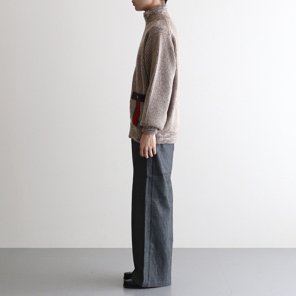 DRIVERS YARDIE KNIT #BROWN [DNA25K02]