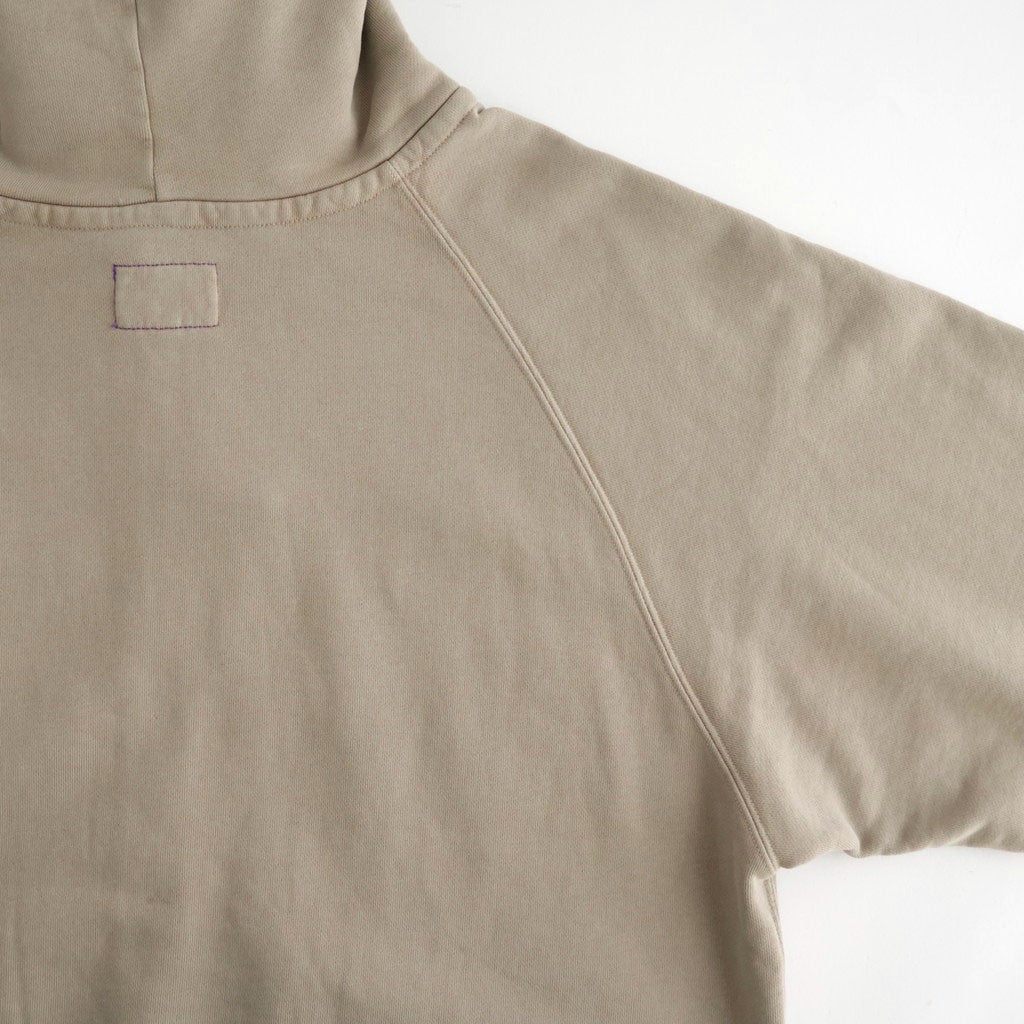 Garment Dyed Field Zip Up Hoodie #Beige [N26FH057]