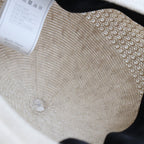 COTTON LINEN HUNTHING CAP - GENTLEMAN #IVORY [V01015]