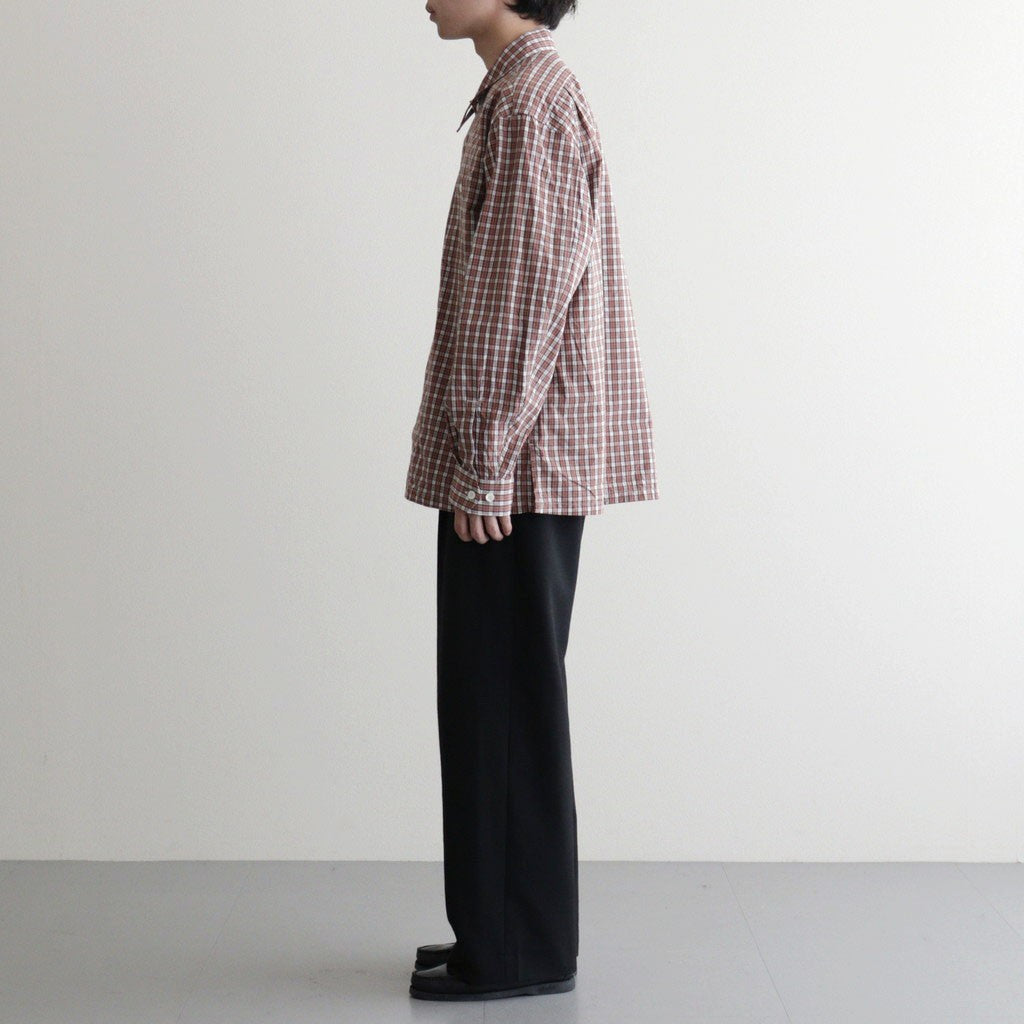 C/L PLAID LS SHIRTS #OLD ROSE [PMAV-LS01]