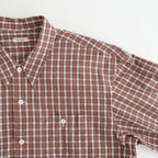 C/L PLAID LS SHIRTS #OLD ROSE [PMAV-LS01]