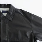 SHEEP LEATHER ZIP BZ #010 RED BLACK [16861 25004]