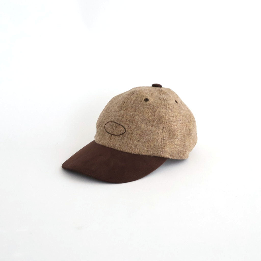BRITISH TWEED WOOL CAP - FANBOY #COCOA [Y01019]