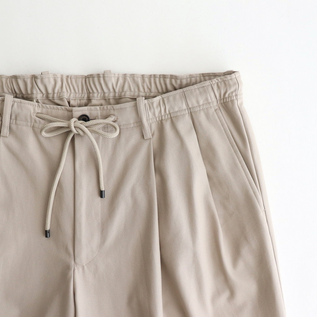 DOUBLE PLEATED EASY TROUSERS #LIGHT GRAY [A25C04PT02C]