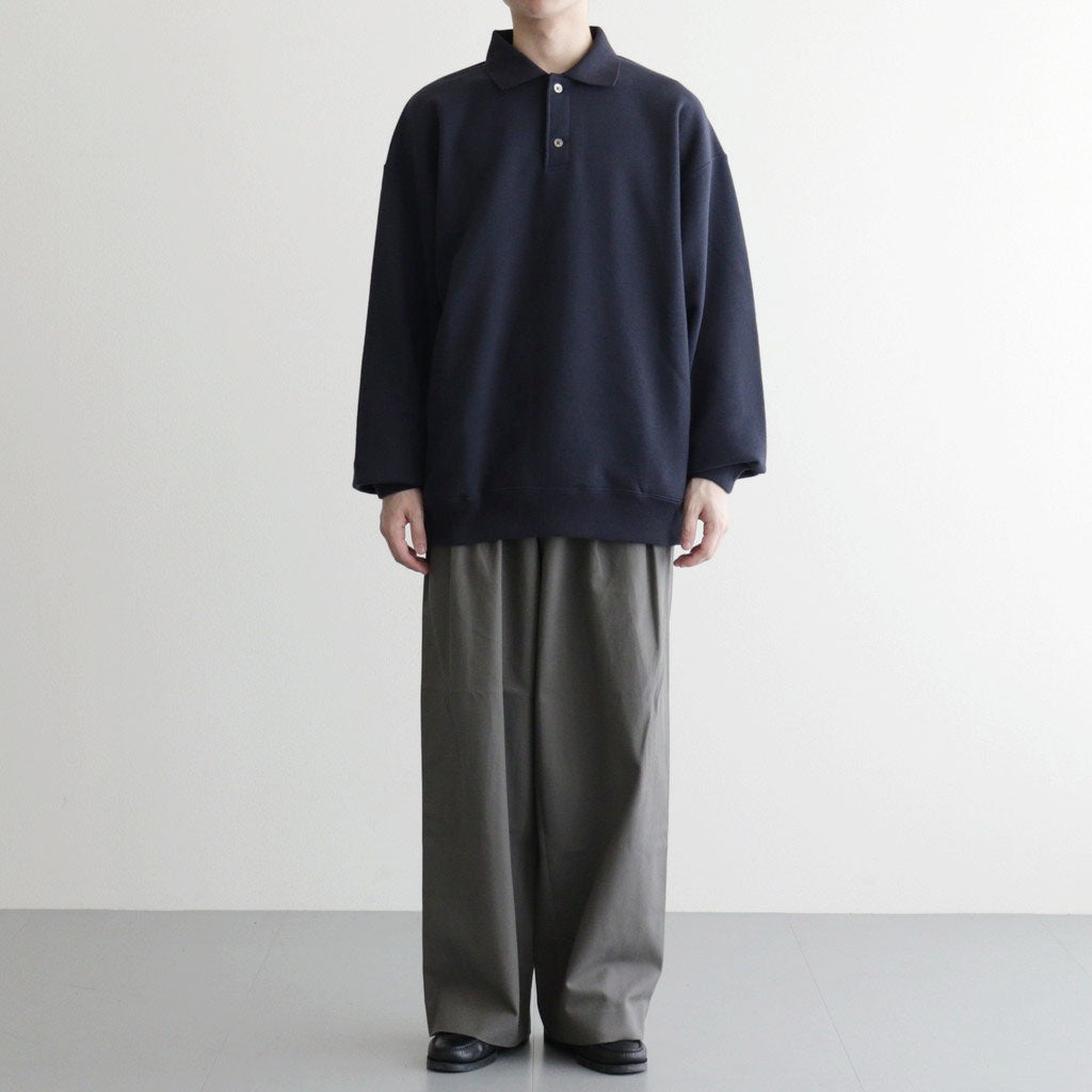 TRIPLE PLEATED WIDE TROUSERS #GRAY [A26A93PT03C]