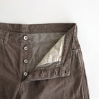 WIDE PAINTER PANTS #BROWN [M25B13PT01C]