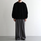 DOUBLE PLEATED BUGGY TROUSERS #GRAY [M26C06PT01C]