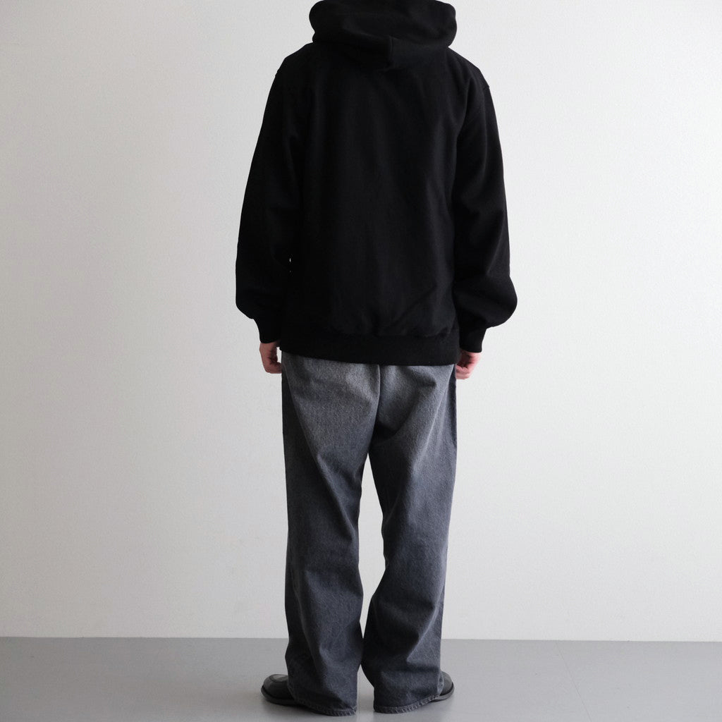 Soft&Hard Sweat Hoodie P/O #Black [bROOTS24F22F25]