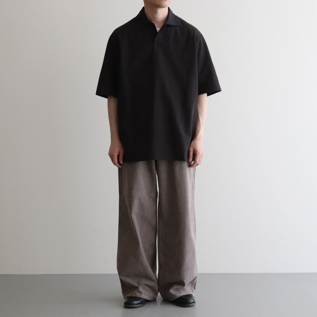 WIDE PAINTER PANTS #BROWN [M25B13PT01C]