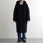 Wool Felton Duffle Coat #DarkNavy×Black-toggle [bROOTS25F2]