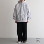 Thin-Sweat Separate-Pocket Hoodie P/O #HeatherWhite [bROOTS25S20]