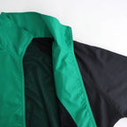PANEL COLOR TRACK JACKET #BLACK/GRN [DNS26B02]