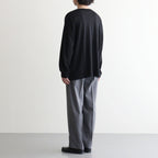 NORMANDY LINEN BASQUE SHIRT #BLACK [BN-26SM-072]