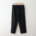 DOUBLE PLEATED EASY TROUSERS #BLACK [A26A93PT02C]