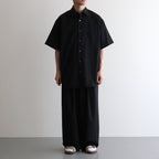 COMFORT FIT S/S SHIRT #BLACK [A25B03SH01B]