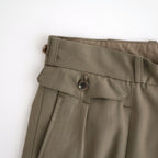 DOUBLE-PLEATED BUGS TROUSER #MOREL [261OJ-PT29]