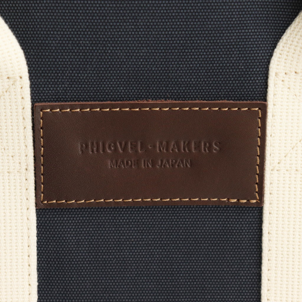 DUCK CLOTH BOSTON BAG #FADE NAVY [PMAT-AC02]