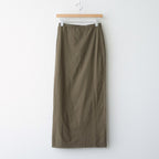 Hard Twist Rib Skirt #Khaki [BHSW26S13]
