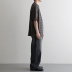 CREW NECK TEE #BEIGE BORDER [M26A12CS02B]