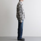 PLEATED-POCKET RICKY JACKET #GRAPHITE PLAID [261OJ-JK07]
