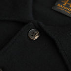 32G SMOOTH WOOL POLO #BLACK [BN-24FM-024]