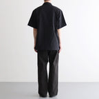 SILK NEP CLOTH SOUVENIR SHIRTS (Short-sleeve) #ONYX [251OJ-SH14]