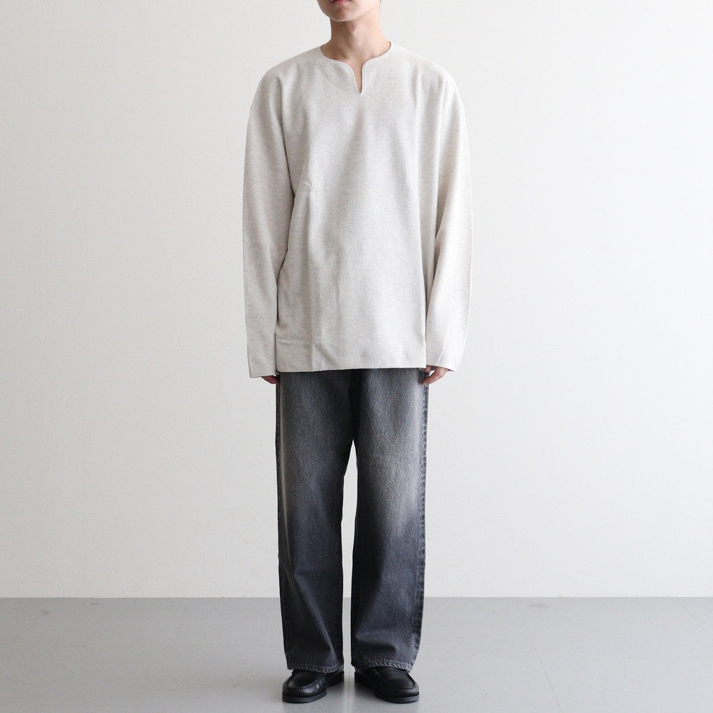 Rough&Smooth Thermal Over NeckL/S #HeatherOatmeal [bROOTS24F30F25]