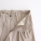 DOUBLE PLEATED EASY TROUSERS #LIGHT GRAY [A25C04PT02C]