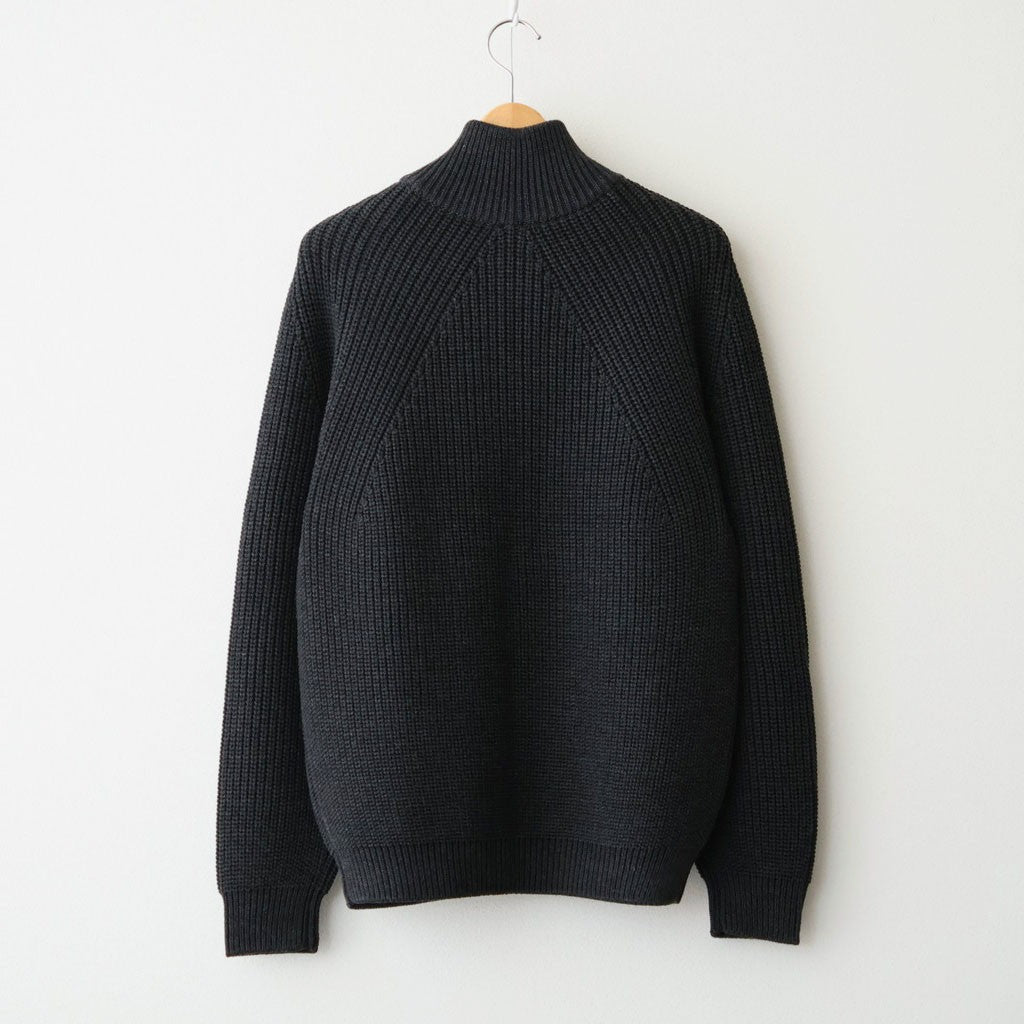 SIGNATURE DRIVERS KNIT #CHARCOAL [BN-26FM-049]