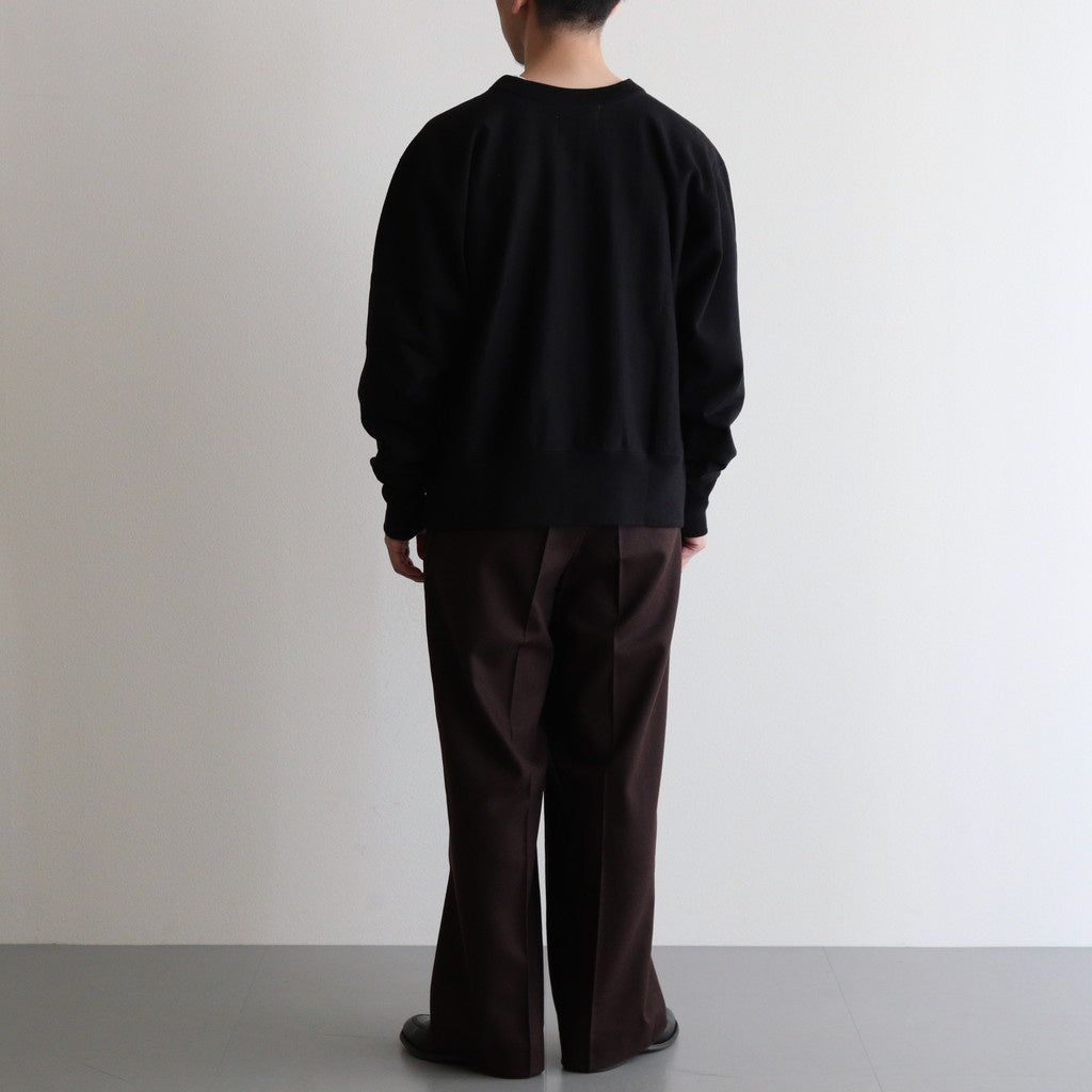 DOUBLE PLEATED TROUSERS #DARK BROWN [A24C17PT02C]